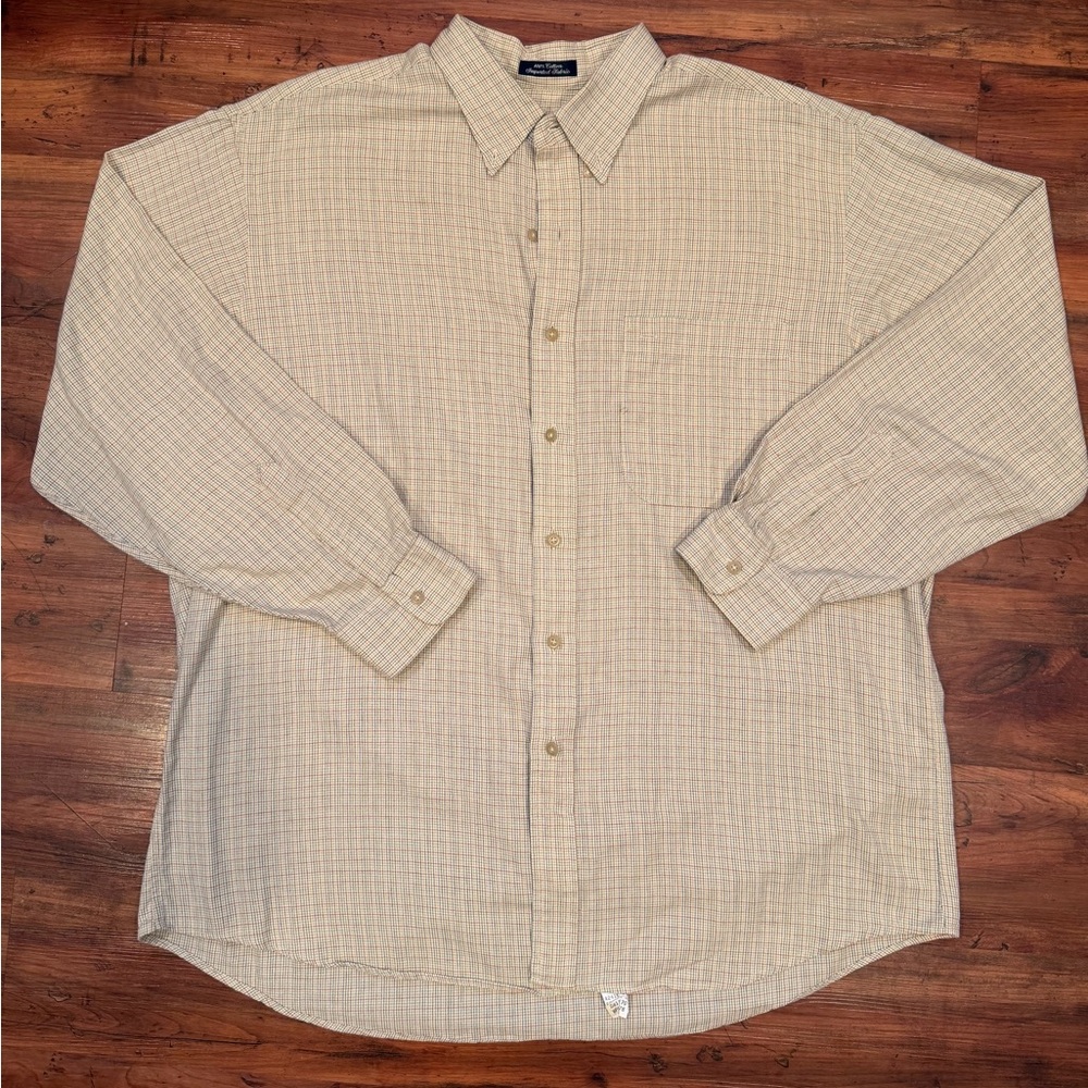Vintage Burberrys Shirt XL Colorful Button Up Long Sleeve Made In USA‎ Mens